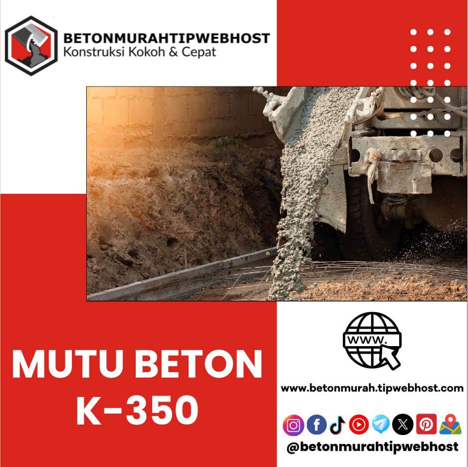 Harga Beton Cor Mini ReadyMix K500 Murah Per M3