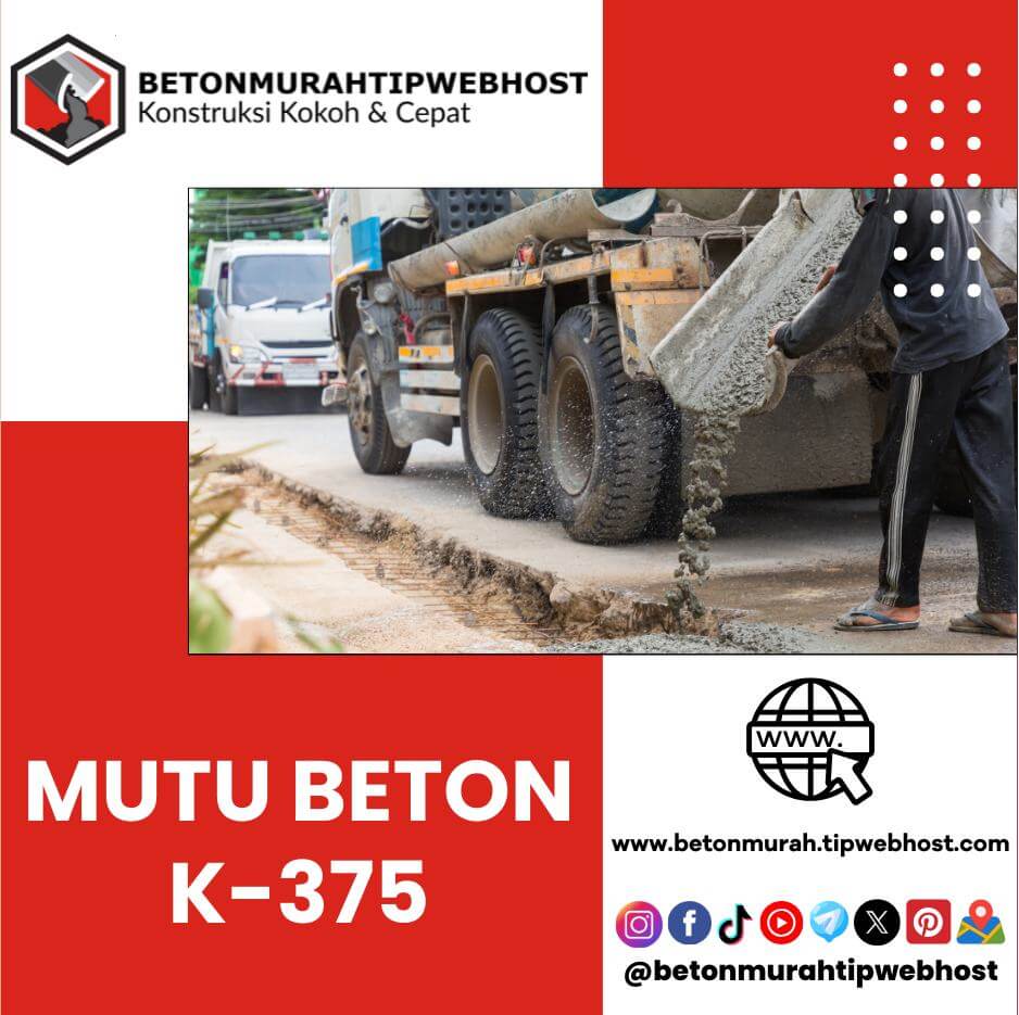 Harga Beton Cor Mini ReadyMix K500 Murah Per M3